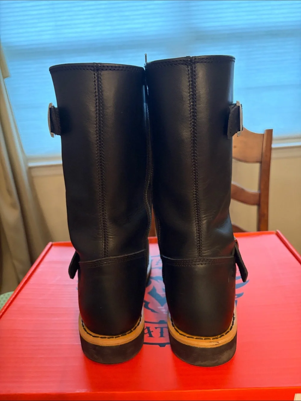 Milwaukee Leather MBM9066 Men’s antique Black classic Engineer Motorcycle Boots